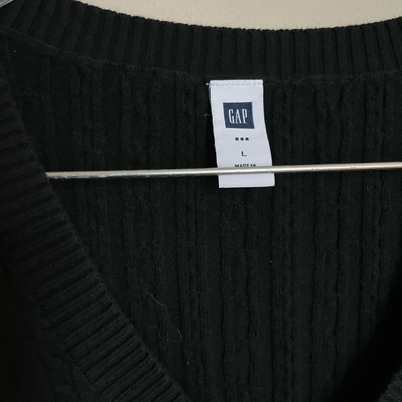 Black Cable Knit Sweater - Picture 3 of 3